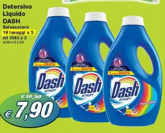 Prix Quality Dash Detersivo Liquido 19 lavaggi x 3 1045 ml x 3 offerta