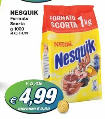 Prix Quality Nestlé Nesquik 1000 g offerta