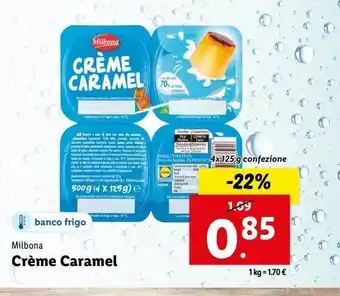 Lidl Creme caramel offerta