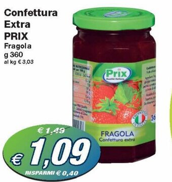 Prix Quality Prix Confettura Extra 360 g offerta