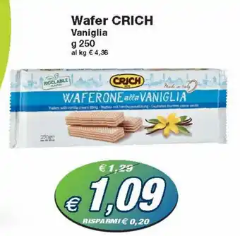 Prix Quality Crich Wafer 250 g offerta