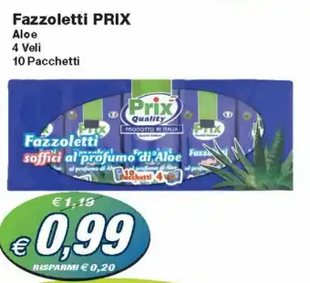 Prix Quality Prix Fazzoletti 4 Veli 10 Pacchetti offerta