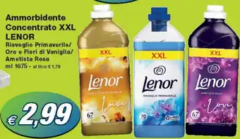 Prix Quality Lenor Ammorbidente Concentrato XXL 1675 ml offerta