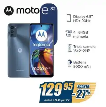 Sinergy moto e 32 offerta