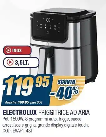Sinergy Electrolux Friggitrice Ad Aria offerta