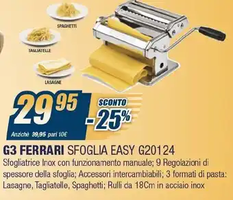 Sinergy G3 Ferrari Sfoglia Easy G20124 offerta