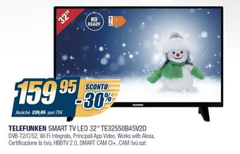 Telefunken Smart TV LED 32" TE32550B45V2D