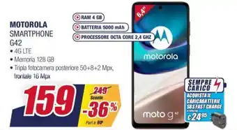 Trony Motorola Smartphone G42 offerta