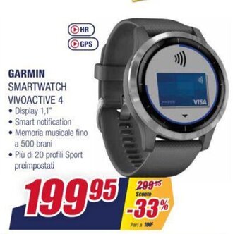 Trony Garmin Smartwatch Vivoactive 4 offerta