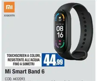 Wellcome Xiaomi Mi Smart Band 6 offerta