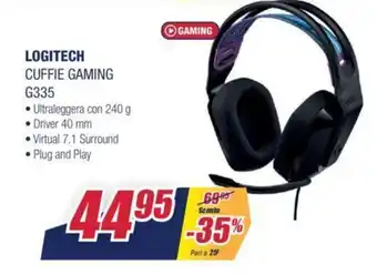 Logitech Cuffie Gaming G335