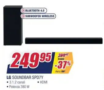 Trony LG Soundbar SPD7Y offerta
