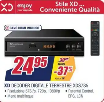 XD Decoder Digitale Terrestre XDS785