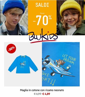 Maglia in cotone con ricamo neonato