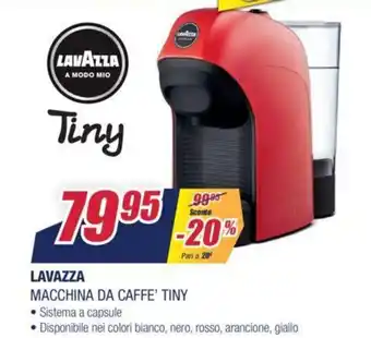 Trony Lavazza Macchina da Caffè Tiny offerta