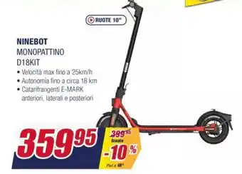 Ninebot Monopattino D18KIT