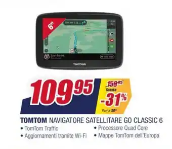 Tomtom Navigatore Satellitare Go Classic 6