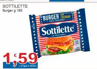 Burger Sottilette 185 g