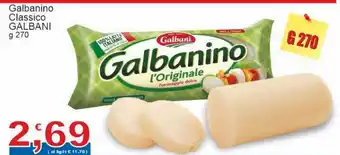 Sidis Galbani Galbanino Classico 270 g offerta