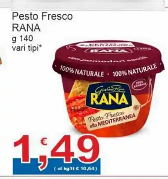 Sidis Rana Pesto Fresco 140 g vari tipi offerta