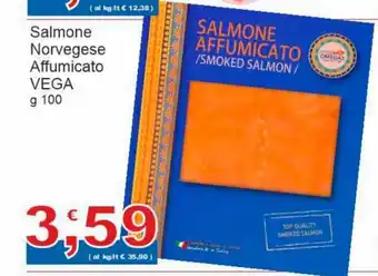 Sidis Salmone Norvegese Affumicato Vega 100 g offerta