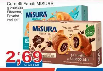 Sidis Misura Cornetti Farciti 290/300 g Fibrextra, Privolat vari tipi offerta