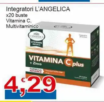 Vitamina C plus Integratori L'Angelica Multivitaminico x 20 buste