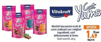 Conad Vitakraft Morbidi Bocconcini Ricchi Di Carne offerta