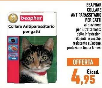 Conad Beaphar Collare Antiparassitario Per Gatti offerta