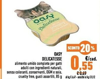 Conad Oasy Delicatesse Alimento Umido Per Gatti offerta