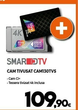 Expert SmartDTV CAM TIVUSAT CAM130TVS offerta