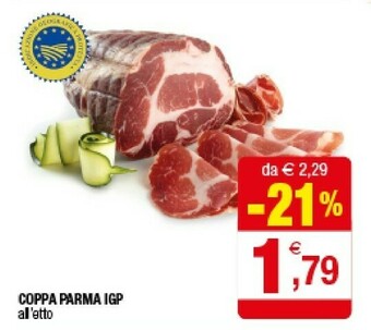 Iperal Coppa Parma Igp offerta