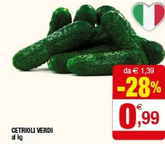 Iperal Cetrioli Verdi offerta