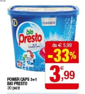Iperal Bio Presto Power Caps offerta