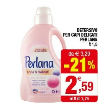 Perlana Detersivo Per Capi Delicati