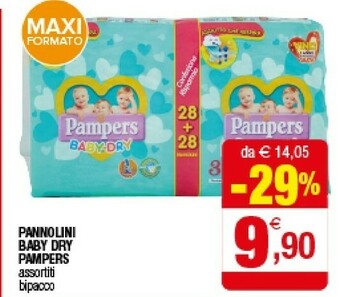 Iperal Pampers Pannolini Baby Dry offerta