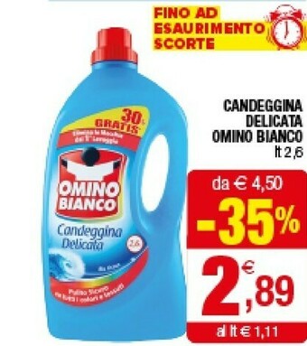Iperal Omino Bianco Candeggina Delicata offerta