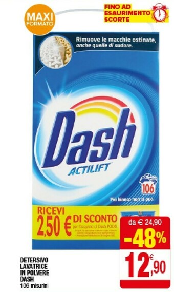 Iperal Dash Detersivo Lavatrice In Polvere offerta
