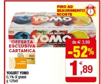 Iperal Yomo Yogurt offerta