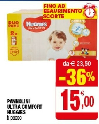 Iperal Huggies Pannolini Ultra Comfort offerta