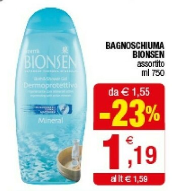 Iperal Bionsen Bagnoschiuma offerta