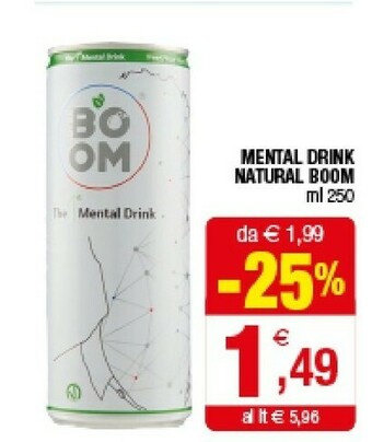 Iperal Boom - Il Primo Mental Drink Hot And Cold Natural offerta