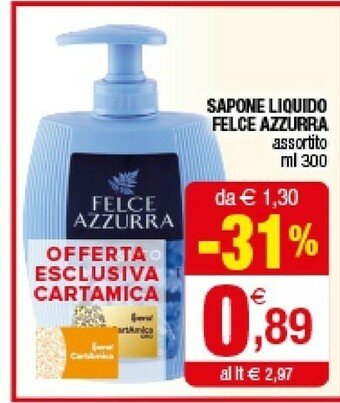 Iperal Felce Azzurra Sapone Liquido offerta