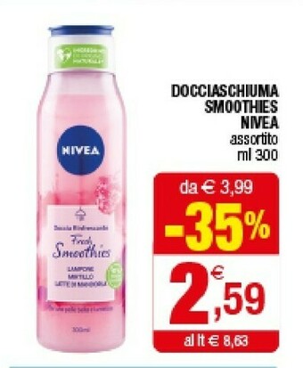 Iperal Nivea Docciaschiuma Smoothies offerta