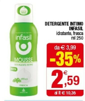 Iperal Infasil Detergente Intimo Idratante offerta