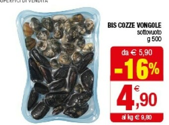 Bis Cozze Vongole Sottovuoto