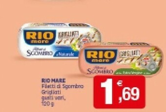 Iperal Rio Mare Filetti Di Sgombro 120 G(ml) offerta