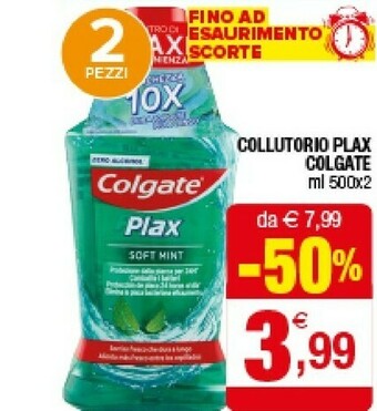 Iperal Colgate Collutorio Plax offerta