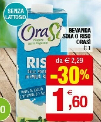 Iperal Orasi Bevanda Soia O Riso offerta