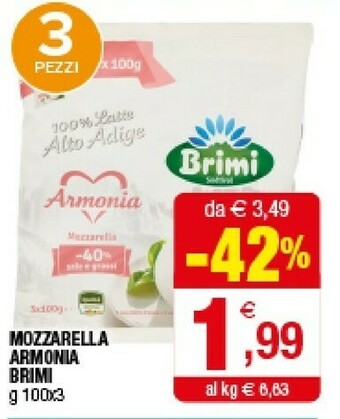 Iperal Brimi Mozzarella Armonia offerta